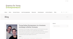 Desktop Screenshot of erasmus-entrepreneurs.info